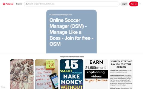 Online Soccer Manager (OSM) - Manage Like a ... - Pinterest