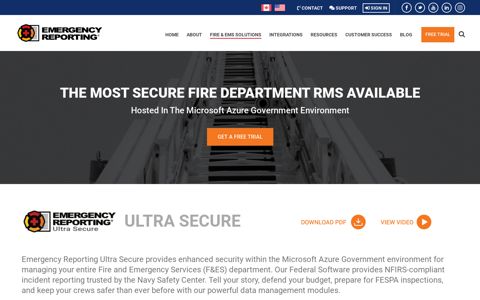 Ultra Secure | Fire and EMS Records | Emergency Reporting