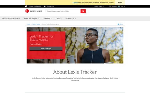 Lexis® Tracker for Estate Agents | LexisNexis South Africa