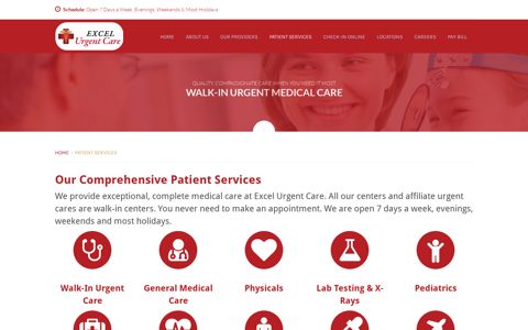 Patient Services - Excel Urgent Care