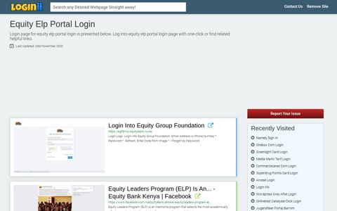 Equity Elp Portal Login - Loginii.com