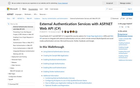 External Authentication Services with ASP.NET Web API (C ...