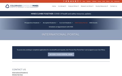 ISSS Online Portal - Global Education
