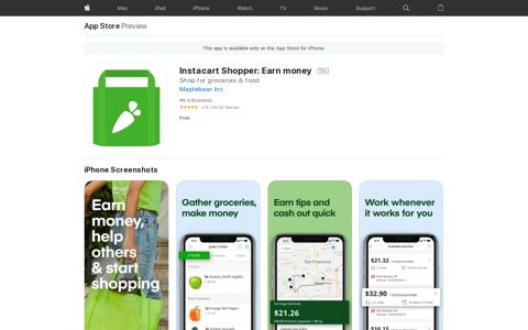‎Instacart Shopper: Earn money on the App Store