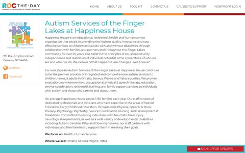 Autism Services of the Finger Lakes at Happiness House