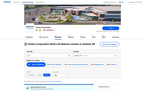 Working at Gentex Corporation in Zeeland, MI: 78 Reviews ...