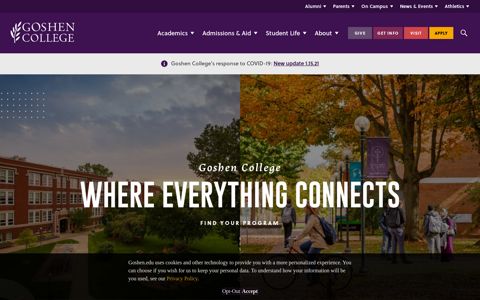 Goshen College - Homepage | Goshen College