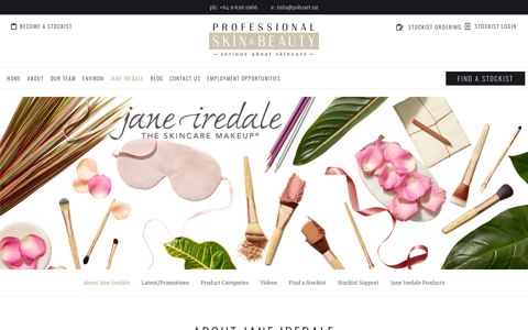 About Jane Iredale - Professional Skin & Beauty