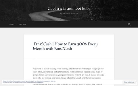 Fans2Cash | How to Earn 300$ Every Month with Fans2Cash ...