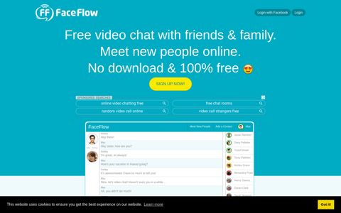 FaceFlow: Free Video Chat Online with Friends & Meet New ...