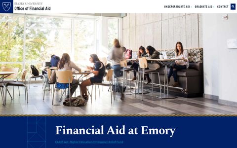 Financial Aid at Emory | Emory University | Atlanta GA