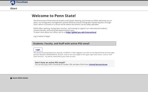 iStart - Penn State