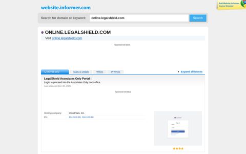 online.legalshield.com at WI. LegalShield Associates Only Portal