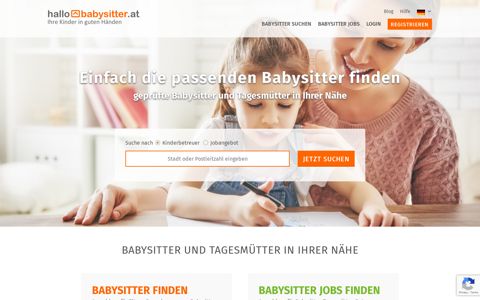 Babysitter und Tagesmutter Suche – Kinderbetreuung in Ihrer ...