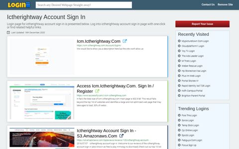 Ictherightway Account Sign In