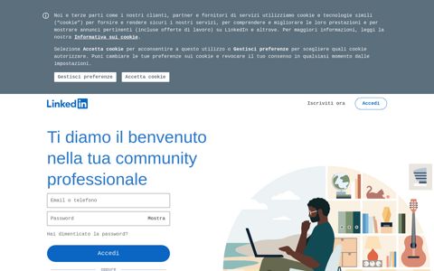 LinkedIn Italia: accedi o iscriviti