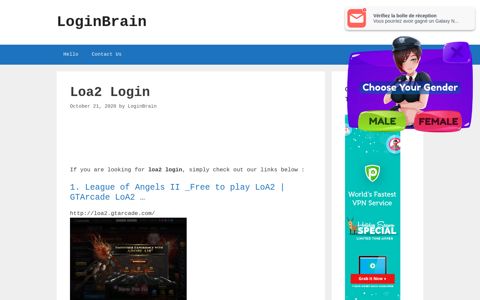loa2 login - LoginBrain