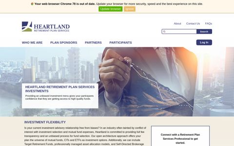 Investments | Heartland Retirement Plan Services