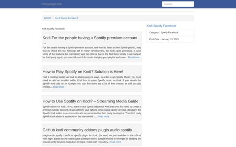 [LOGIN] Kodi Spotify Facebook FULL Version HD Quality Spotify ...