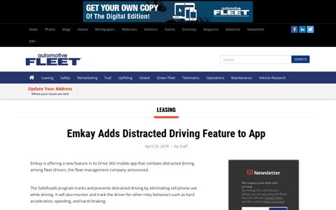 Emkay Adds Distracted Driving Feature to App - Leasing ...