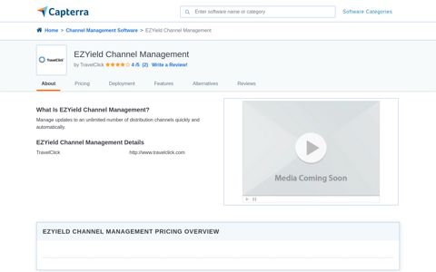 EZYield Channel Management Pricing, Cost & Reviews ...