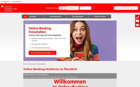 Online-Banking | Sparkasse Schwäbisch Hall - Crailsheim