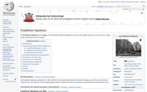 Frankfurter Sparkasse – Wikipedia