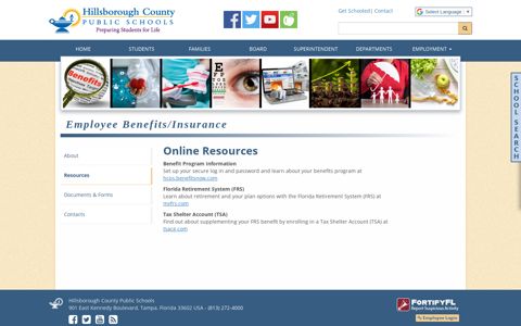 Online Resources - Hillsborough County Public Schools
