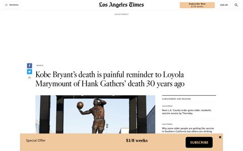 Loyola Marymount gets reminder of Hank Gathers' 1990 death ...