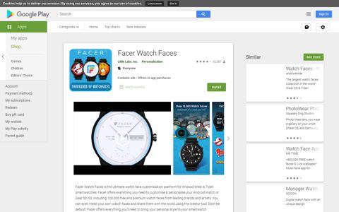 Facer Watch Faces – Apps on Google Play