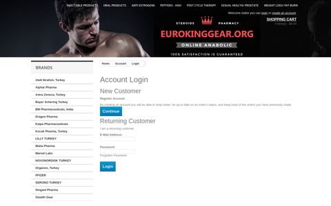 Account Login - EurokingGear