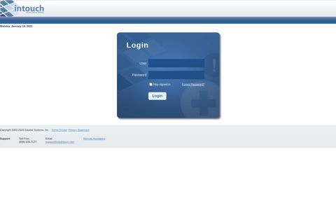 Login - Intouch Notification System