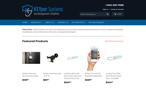 KEYper Store: KEYper Systems Store - Key Management ...