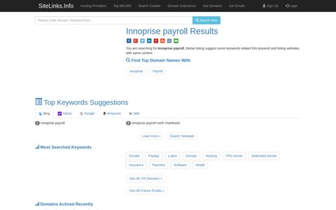 Innoprise payroll Results For Websites Listing - SiteLinks.Info