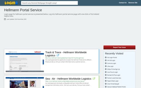 Hellmann Portal Service - Loginii.com