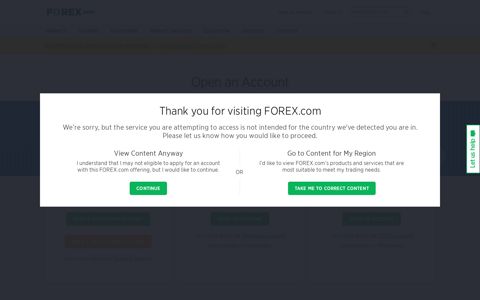 Open an Account | FOREX.com