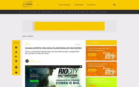 Iguana Sports cria nova plataforma de inscrições - Sua Corrida