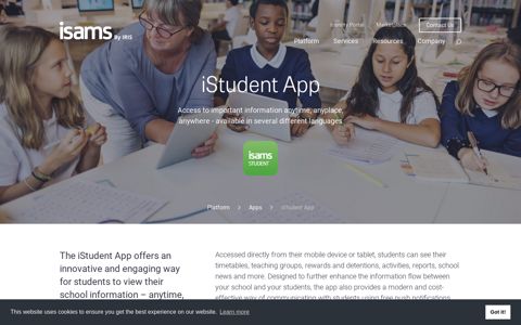 iStudent App - iSAMS