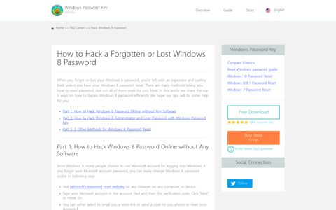 How to Hack Windows 8 Administrator and User Password
