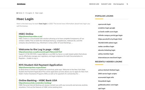 Hsec Login ❤️ One Click Access - iLoveLogin