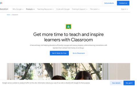 Fazer login nas Contas do Google - Google Classroom