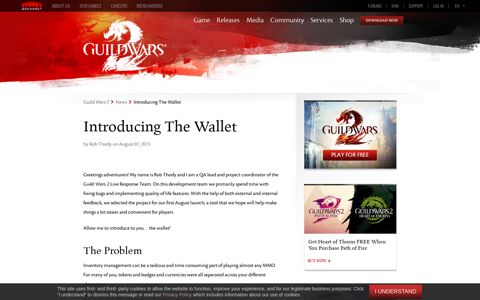Introducing The Wallet - Guild Wars 2