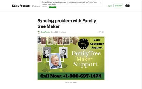 Syncing problem with Family tree Maker | by Daisy Fuentes ...