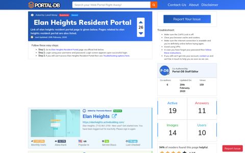Elan Heights Resident Portal