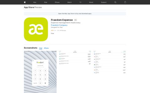 ‎Fraedom Expense on the App Store