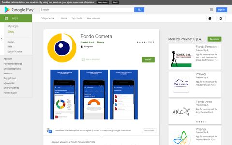 Fondo Cometa - Apps on Google Play