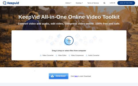 [OFFICIAL] KeepVid: Free convert, edit, compress video online