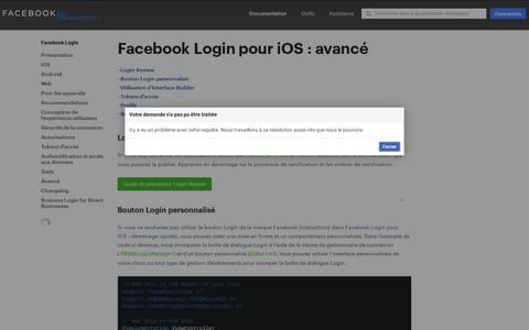 Advanced - Facebook Login - Facebook for Developers