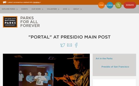 "Portal" at Presidio Main Post | Golden Gate National Parks ...