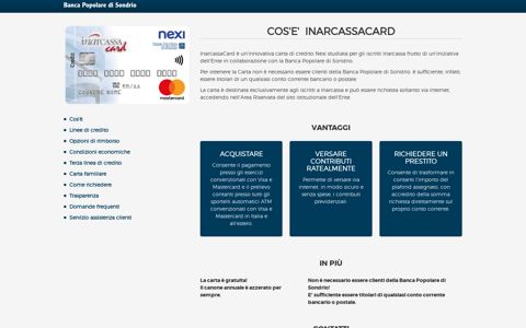 Inarcassa Card - BPS Portale Casse - Banca Popolare di ...